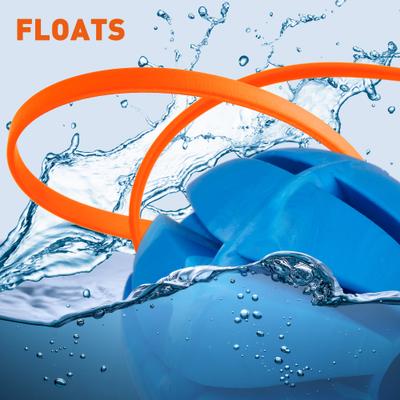 Show full view: Dogline Spiral Ball with Handle Dog Toy, Blue/Orange, 2-in slide 4 of 9