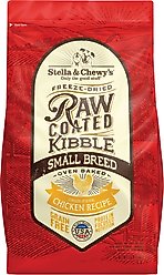 Stella & Chewy's Raw Coated Cage-Free Chicken Recipe Small Breed Grain-Free Dry Dog Food, 3.5-lb bag