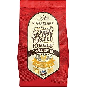 Stella & Chewy's Raw Coated Cage-Free Chicken Recipe Small Breed Grain-Free Dry Dog Food, 3.5-lb bag
