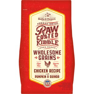 Stella & Chewy's Raw Coated Wholesome Grain Cage-Free Chicken Recipe Dry Dog Food, 3.5-lb bag