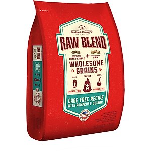 Stella & Chewy's Raw Blend Wholesome Grains Cage-Free Recipe Dry Dog Food, 22-lb bag