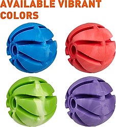 Dogline Spiral Ball Dog Toy, Blue, 2-in slide 2 of 8