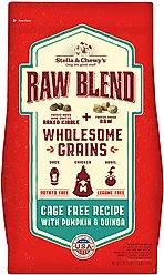 Stella & Chewy's Raw Blend Wholesome Grains Cage-Free Recipe Dry Dog Food, 3.5-lb bag