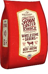 Stella & Chewy's Raw Coated Wholesome Grain Grass-Fed Beef Recipe Dry Dog Food, 22-lb bag