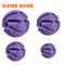 Show in main carousel: Dogline Spiral Ball Dog Toy, Purple, 2.75-in slide 4 of 8