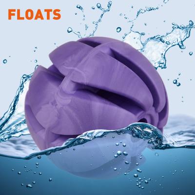 Show full view: Dogline Spiral Ball Dog Toy, Purple, 2.75-in slide 2 of 8