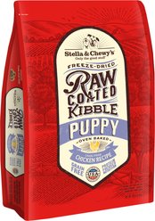 Stella & Chewy's Raw Coated Cage-Free Chicken Recipe Puppy Grain-Free Dry Dog Food, 10-lb bag