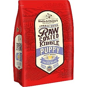Stella & Chewy's Raw Coated Cage-Free Chicken Recipe Puppy Grain-Free Dry Dog Food, 10-lb bag