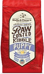 Stella & Chewy's Raw Coated Cage-Free Chicken Recipe Puppy Grain-Free Dry Dog Food, 3.5-lb bag