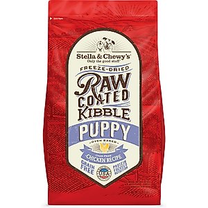 Stella & Chewy's Raw Coated Cage-Free Chicken Recipe Puppy Grain-Free Dry Dog Food, 3.5-lb bag