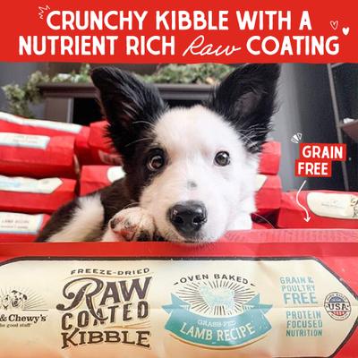 Show full view: Stella & Chewy's Raw Coated Grass-Fed Lamb Recipe Grain-Free Dry Dog Food, 22-lb bag slide 3 of 11