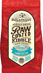 Stella & Chewy's Raw Coated Grass-Fed Lamb Recipe Grain-Free Dry Dog Food, 3.5-lb bag