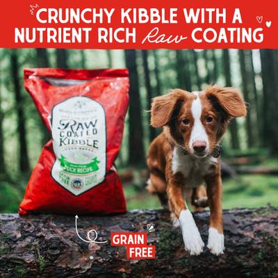 Show full view: Stella & Chewy's Raw Coated Cage-Free Duck Recipe Grain-Free Dry Dog Food, 22-lb bag slide 3 of 11