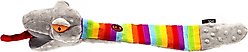 Dogline Rainbow Snake Moving Tongue Dog Toy, 17.5-in, Multi