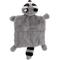Show in main carousel: Dogline Raccoon 4 Squeakers Dog Toy, 17.5-in, Gray slide 1 of 1