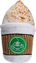 Dogline Latte Mini Dog Toy Dog Toy, 6-in, White