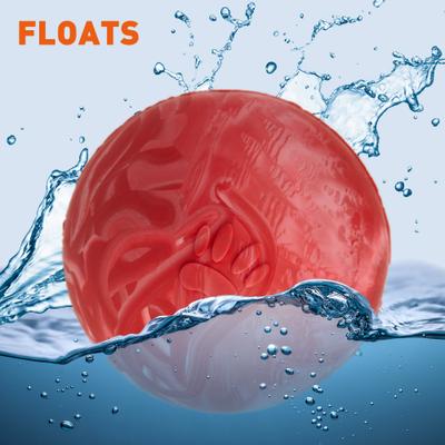 Show full view: Dogline Euro Ball Dog Toy, Red, 2.75-in slide 2 of 8