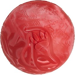 Dogline Euro Ball Dog Toy, Red, 2.75-in