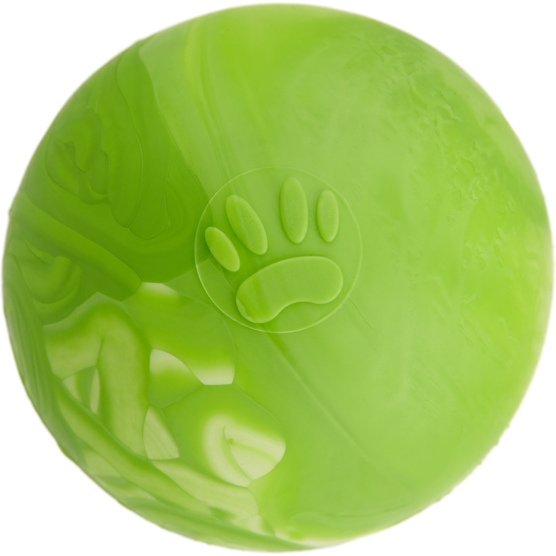 Dogline Euro Ball Dog Toy, Green, 2-in
