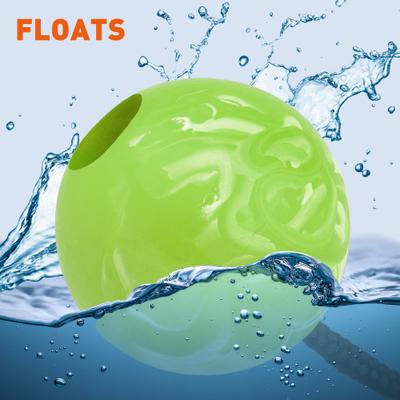 Show full view: Dogline Euro Ball Rope Dog Toy, Green, 2.36-in slide 2 of 9