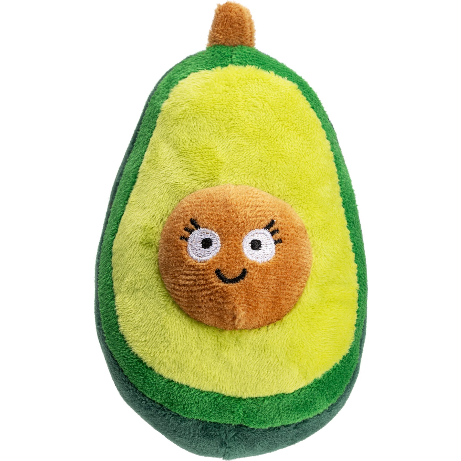 Dogline Avocado Mini Dog Toy Dog Toy, 6-in, Green