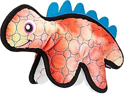 Dogline Durable Dinosaur Dog Toy, 11-in, Red