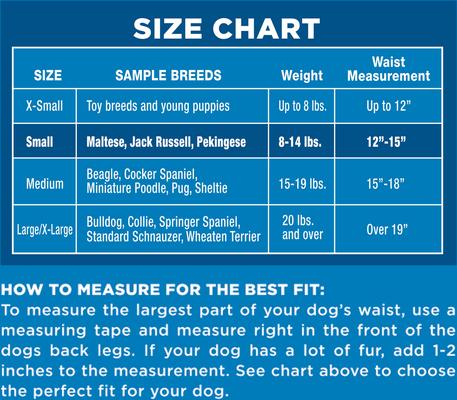 Show full view: Four Paws Wee-Wee Disposable Dog Diapers, Small, 12 count slide 5 of 12