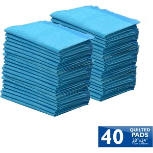 Wee-Wee Pads Superior Performance with Runoff Edge Guard Dog Pee Pads, X-Large, 28 x 34-in, 40 count