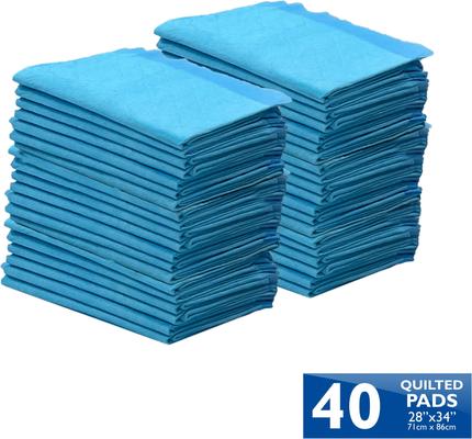 Show full view: Wee-Wee Pads Superior Performance with Runoff Edge Guard Dog Pee Pads, X-Large, 28 x 34-in, 40 count slide 4 of 14