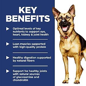 Hill's Science Diet Senior Adult 6+ Large Breed Chicken Meal, Barley & Rice Dry Dog Food, 33-lb bag
