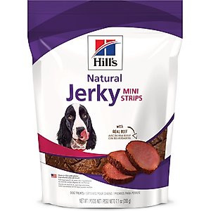 Hill's Natural Jerky Mini-Strips with Real Beef Dog Treats, 7.1-oz bag