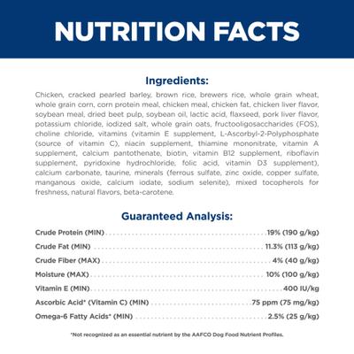 Hill's Science Diet Adult Small Bites Chicken & Barley Recipe Dry Dog Food