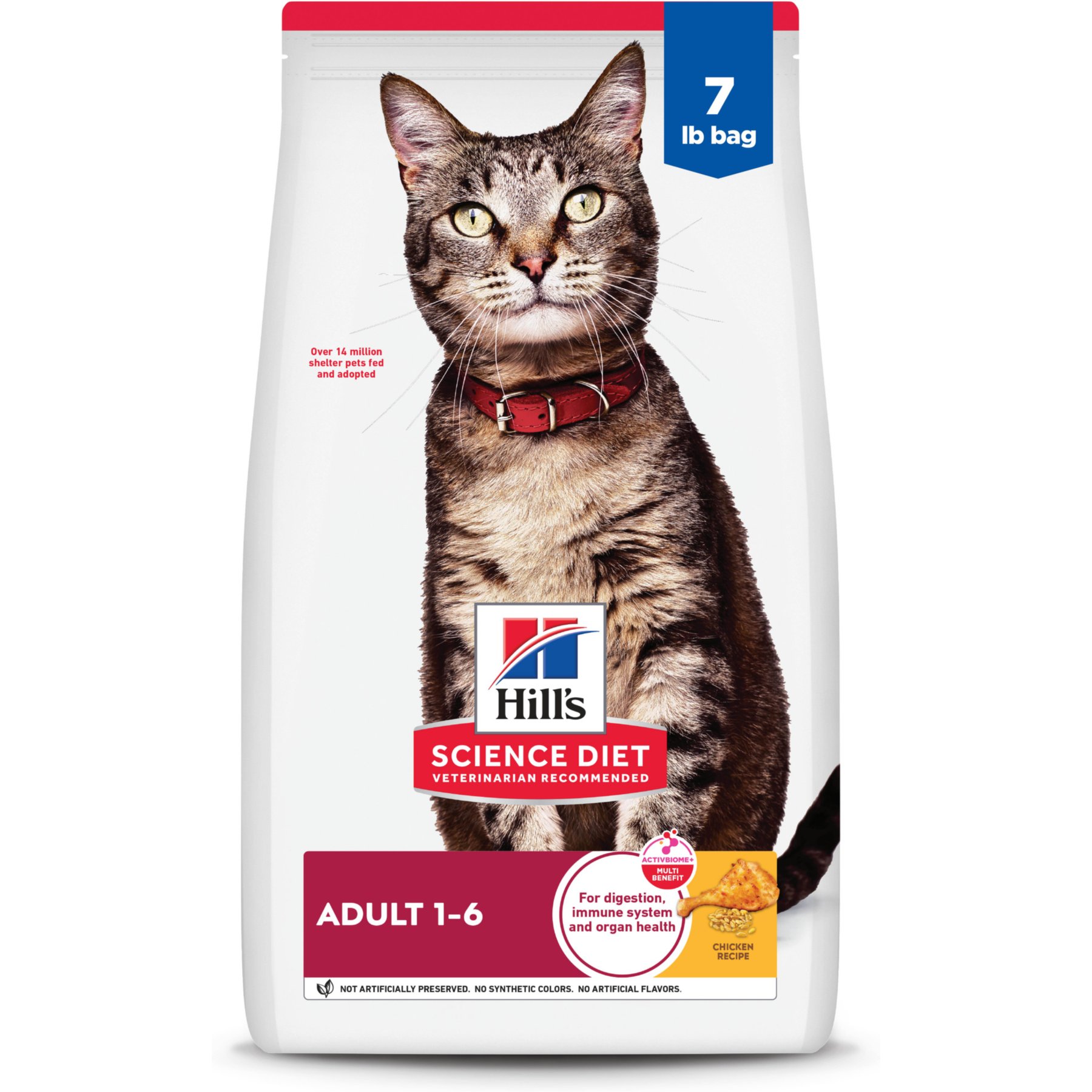 Hill's Science Diet Optimal Care Chicken Recipe Dry Cat Food, 7-lb bag