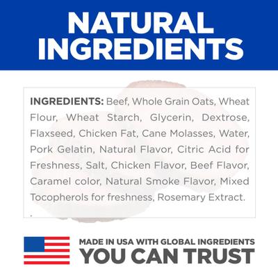 Show full view: Hill's Natural Jerky Mini-Strips with Real Beef Dog Treats, 7.1-oz bag slide 7 of 13