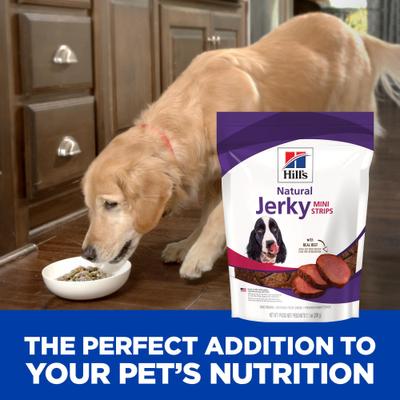 Show full view: Hill's Natural Jerky Mini-Strips with Real Beef Dog Treats, 7.1-oz bag slide 4 of 13
