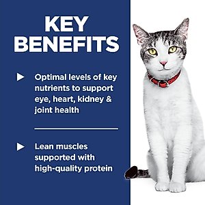 Hill's Science Diet Senior Adult 11+ Chicken Recipe Dry Cat Food, 15.5-lb bag