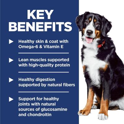 Show full view: Hill's Science Diet Adult Large Breed Lamb Meal & Brown Rice Dry Dog Food, 33-lb bag slide 6 of 14