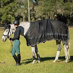 Equinavia Sol Ringside Scrim Horse Sheet, Black, Large slide 2 of 9