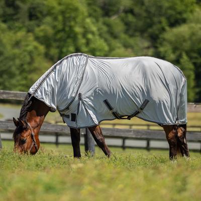 Show full view: Equinavia Aktiv Athletic Detachable Neck Horse Fly Sheet, Silver Gray, 69-in slide 6 of 7