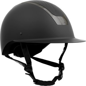Equinavia Crown MIPS Horse Riding Helmet, Black/Gunmetal, Medium