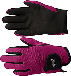 Horze Stretch Kids Gloves, Byzantine Pink, 4