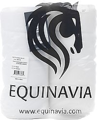 Equinavia No Bow Horse Leg Wraps, 2 count, White, 12-in