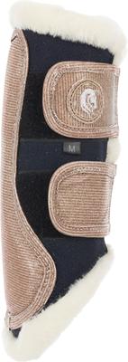 Show full view: Equinavia Glam Brushing Horse Boots, Navy/Gold, Large slide 2 of 2