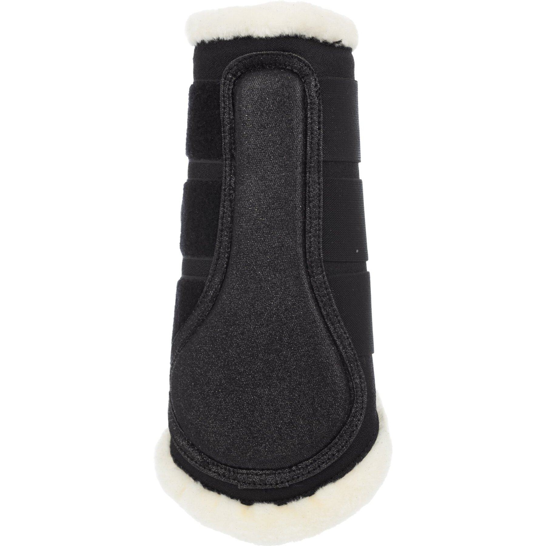 Equinavia Glam Brushing Horse Boots, Black/Silver, Medium
