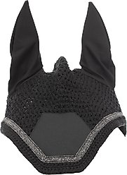 Equinavia Glam Horse Ear Net, Black/Silver
