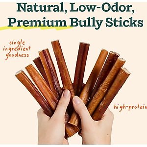 Woof BullySafe & 6-inch Bully Stick Dog Treats, 5 count