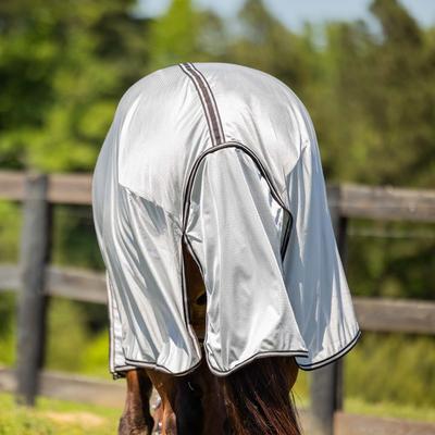 Show full view: Equinavia Aktiv Athletic Detachable Neck Horse Fly Sheet, Silver Gray, 69-in slide 3 of 7