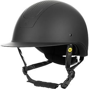 Equinavia Crown MIPS Horse Riding Helmet, Black/Black, Large