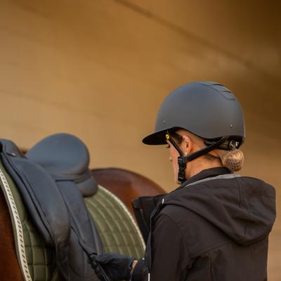 Show full view: Equinavia Crown MIPS Horse Riding Helmet, Black/Black, Large slide 5 of 9