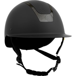 Equinavia Crown MIPS Horse Riding Helmet, Black/Gunmetal, Medium